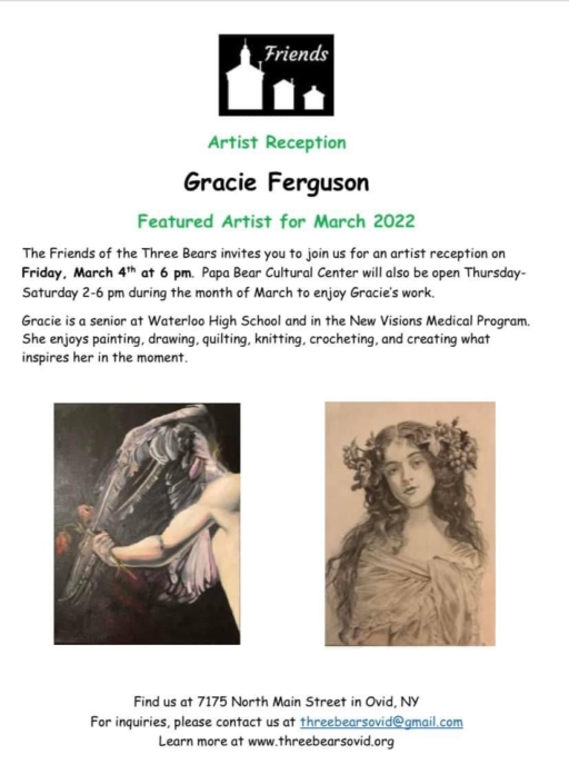 The Three Bears - Gracie Ferguson March 2022 featured artist 1