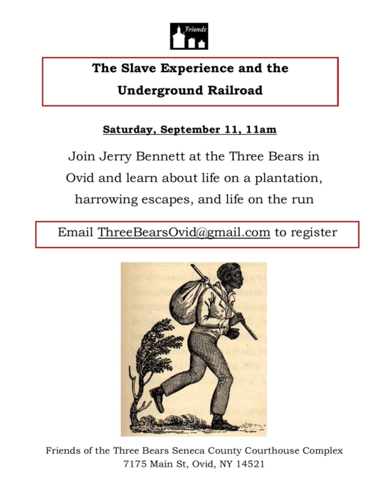 Underground Railroad Flyer - Three Bears Internship