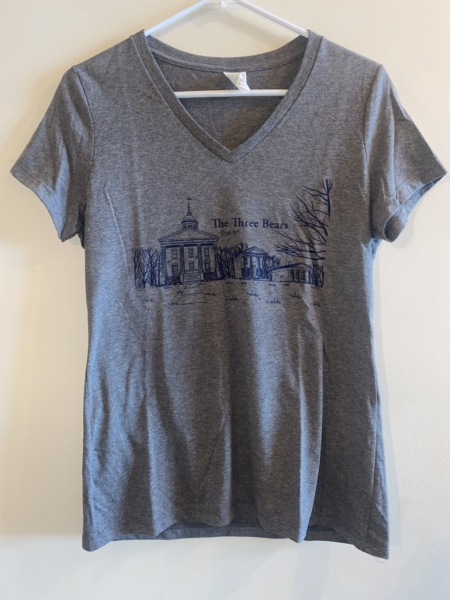 Grey Women's V-Neck Shirt